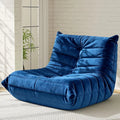 Trenda Bean Bag Chair for Adults, High-Density Foam,Dutch Velvet,Royal Blue