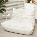 Trenda Bean Bag Chair for Adults, High-Density Foam, Dutch Velvet,Beige